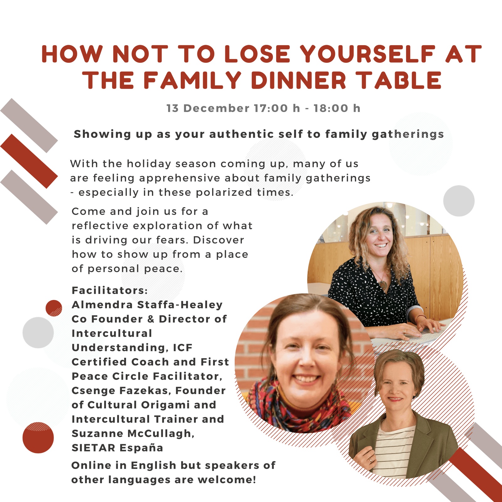 How not to lose yourself at the family dinner table