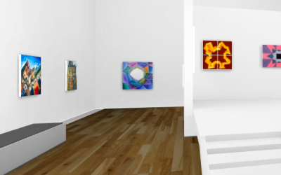 JAVIER CALVO Pintor Valenciano » Viajando entre paisajes virtuales»